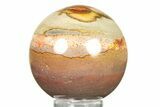 Polished Polychrome Jasper Sphere - Madagascar #283264-1